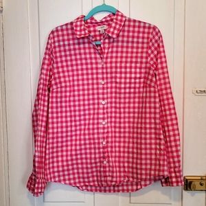 J Crew Plaid Button Down